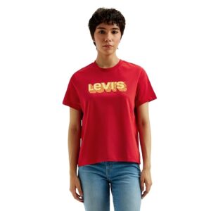 levi's women's printed regular fit t shirt